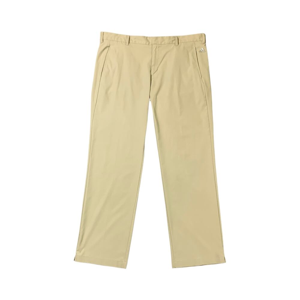 Adidas Pants Mens 38 Tan PureMotion Performance Golf Chino Lightweight Fabric